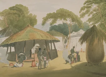 Aldea africana, publicada en 1806